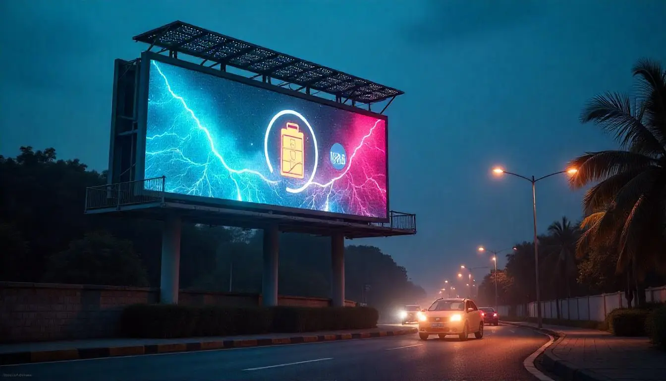 Solar-Powered Billboards