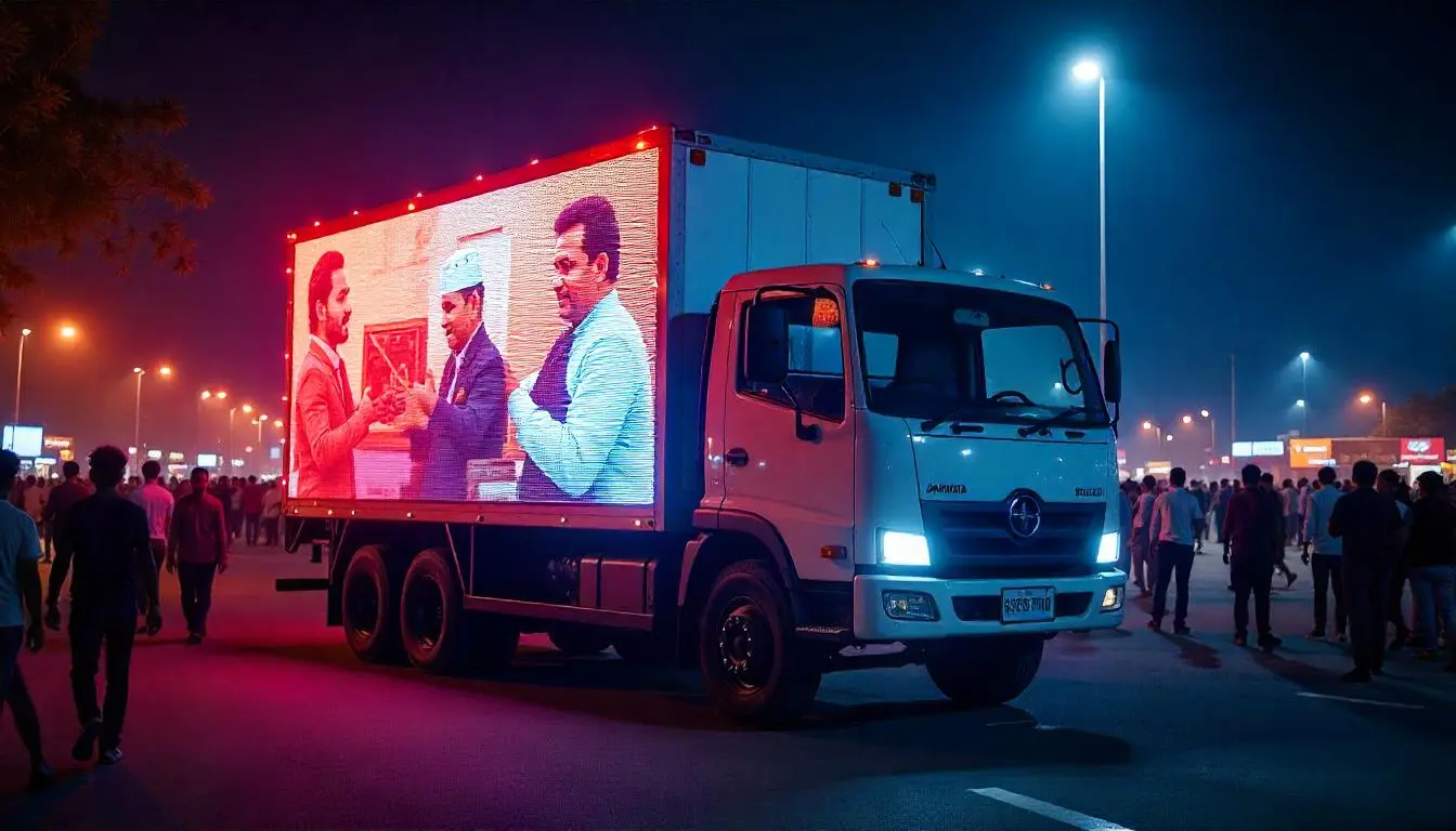 Mobile LED Billboard Trucks for Events